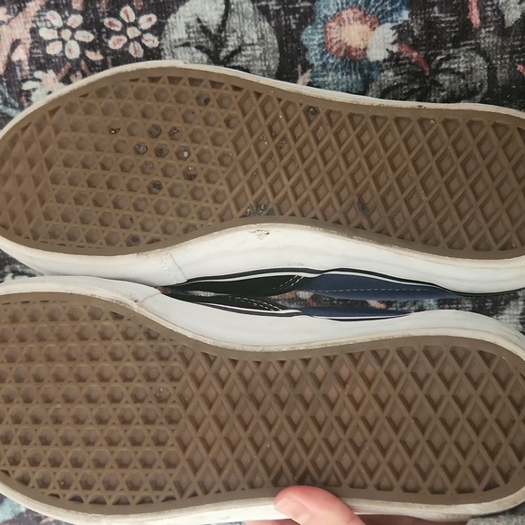 Vans X Pro Anti Hero Chris Pfanner Black and Blue Slip-On Shoes Size 11 - Picture 4 of 5